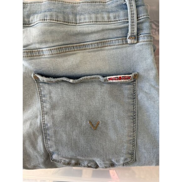 Hudson Womens NOA High Rise, Straight Cropped, Light Blue Jeans Size 30 - Picture 8 of 11